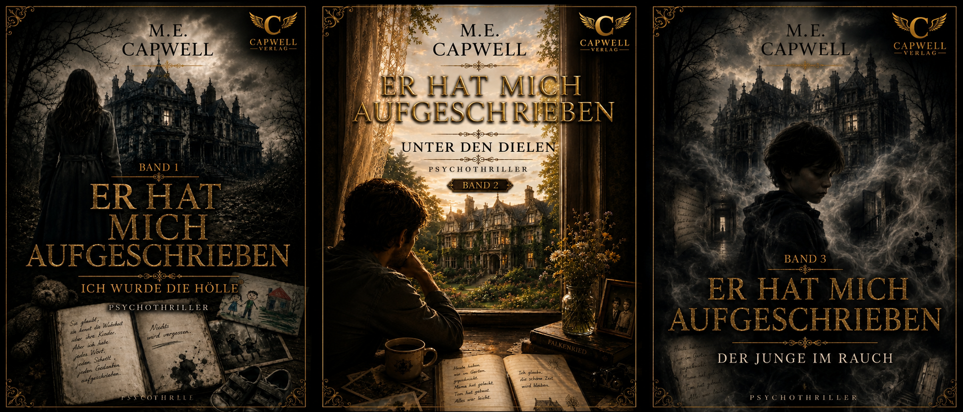 Er hat mich aufgeschrieben Komplettreihe (Band 1-3)